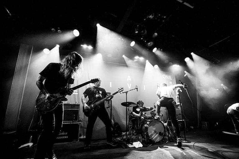 La Dispute performing live at The Gov in Adelaide 